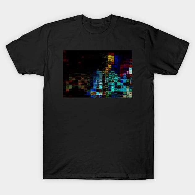 Psychedelic Cityscape T-Shirt by ARTWORKandBEYOND